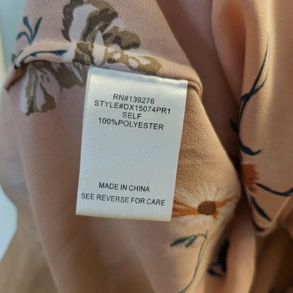 Daniel Rainn Women's Size 2x Floral Pink Sleeveless Top Shirt - Picture 14 of 14